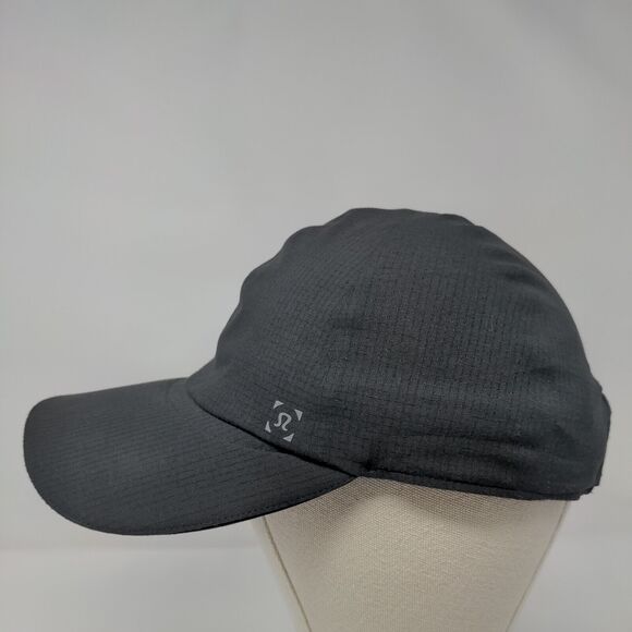 Lululemon Strapback Hat Black One Size Adjustable Lightweight 6 Panel - Picture 4 of 9